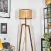 Ramila Staande lamp, Leeslamp Natuurlijke kleuren, 1-licht