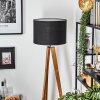 Bassagoda Staande lamp, Leeslamp Natuurlijke kleuren, Zwart, 1-licht