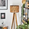 Cando Staande lamp, Leeslamp Natuurlijke kleuren, Zwart, 1-licht