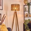 Cando Staande lamp, Leeslamp Natuurlijke kleuren, Zwart, 1-licht