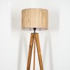 Bongal Staande lamp, Leeslamp Natuurlijke kleuren, Zwart, 1-licht