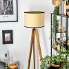 Chellas Staande lamp, Leeslamp Natuurlijke kleuren, Zwart, 1-licht