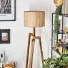 Bongal Staande lamp, Leeslamp Natuurlijke kleuren, 1-licht