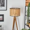 Ramila Staande lamp, Leeslamp Natuurlijke kleuren, Zwart, 1-licht