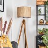 Bongal Staande lamp, Leeslamp Natuurlijke kleuren, Zwart, 1-licht