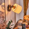 Bassagoda Wandlamp, Muurspot Zwart, 1-licht