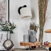 Bassagoda Wandlamp, Muurspot Zwart, 1-licht