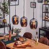 Vevino Hanglamp Zwart, 3-lichts