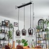 Vevino Hanglamp Zwart, 3-lichts