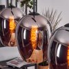 Vevino Hanglamp Zwart, 3-lichts