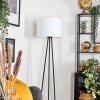 Bassagoda Staande lamp, Leeslamp Zwart, 1-licht