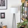 Bassagoda Staande lamp, Leeslamp Zwart, 1-licht