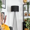 Bassagoda Staande lamp, Leeslamp Zwart, 1-licht