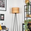 Cavaca Staande lamp, Leeslamp Zwart, 1-licht