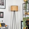 Cando Staande lamp, Leeslamp Zwart, 1-licht