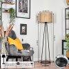 Bongal Staande lamp, Leeslamp Zwart, 1-licht