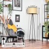 Chellas Staande lamp Zwart, 1-licht