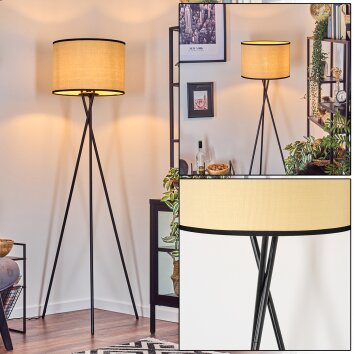 Chellas Staande lamp Zwart, 1-licht