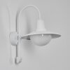 Pohei Wandlamp voor buiten Wit, 1-licht, Bewegingsmelder