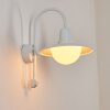 Pohei Wandlamp voor buiten Wit, 1-licht, Bewegingsmelder