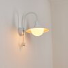 Pohei Wandlamp voor buiten Wit, 1-licht, Bewegingsmelder