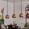 Koyoto Hanglamp Koperkleurig, 3-lichts