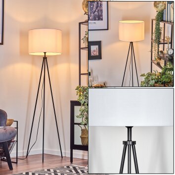 Bassagoda Staande lamp Zwart, 1-licht