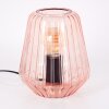 Telhais Tafellamp, Leeslamp Roze, Zwart, 1-licht