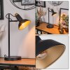 Vouzy Tafellamp, Leeslamp Zwart, 1-licht