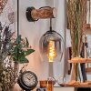 Vevino Wandlamp, Muurspot Natuurlijke kleuren, Zwart, 1-licht