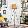 Palmeiros Staande lamp, Leeslamp Zwart, 1-licht