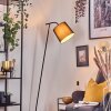 Nobar Staande lamp, Leeslamp Zwart, 1-licht