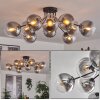 Gastor Plafondlamp 83 cm Duidelijk, Rookkleurig, 10-lichts