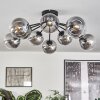 Gastor Plafondlamp 83 cm Duidelijk, Rookkleurig, 10-lichts