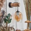 Vevino Wandlamp Natuurlijke kleuren, Zwart, 1-licht