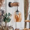 Vevino Wandlamp Natuurlijke kleuren, Zwart, 1-licht