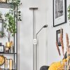 Antra Staande lamp LED Nikkel mat, 1-licht