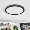 Endrup Plafondlamp LED Zwart, 1-licht