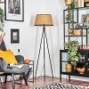 Ramila Staande lamp Natuurlijke kleuren, Zwart, 1-licht