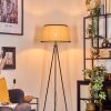 Chellas Staande lamp Beige, Zwart, 1-licht