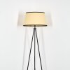 Chellas Staande lamp Beige, Zwart, 1-licht