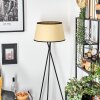 Chellas Staande lamp Beige, Zwart, 1-licht