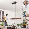 Carbellino Hanglamp LED Donkerbruin, Zwart, 1-licht