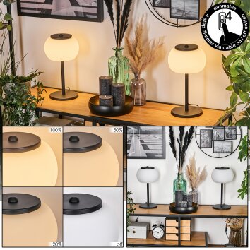 Izenave Tafellamp, Leeslamp Zwart, 1-licht