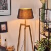 Bassagoda Staande lamp, Leeslamp Natuurlijke kleuren, 1-licht