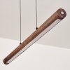 Carbellino Hanglamp LED Donkerbruin, Zwart, 1-licht