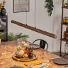 Carbellino Hanglamp LED Donkerbruin, Zwart, 1-licht