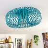 Wemude Plafondlamp Blauw, 1-licht