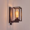 Portalis Wandlamp voor buiten Zwart, Zilver, 1-licht, Bewegingsmelder