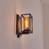 Portalis Wandlamp voor buiten Zwart, Zilver, 1-licht, Bewegingsmelder